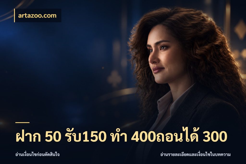 ฝาก 50 รับ150 ทํา 400ถอนได้ 300 สนุกกับตัวเลือกโปรในสไตล์ของคุณ กับ artazoo.com